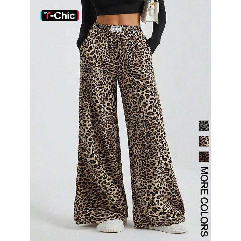 G 83955 Women Summer Pants Leopard print Casual豹纹裤子