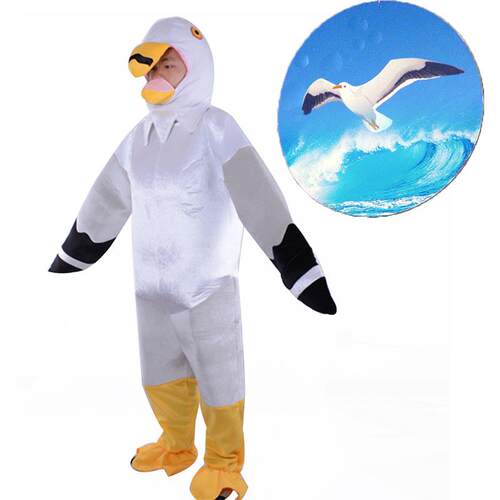 Halloween Seagull Animal Performance Costume Family Party