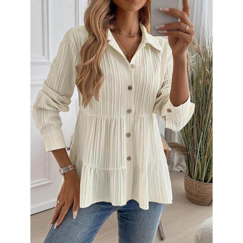 H 90781 Women Spring and Autumn Shirt Elegant优雅衬衫