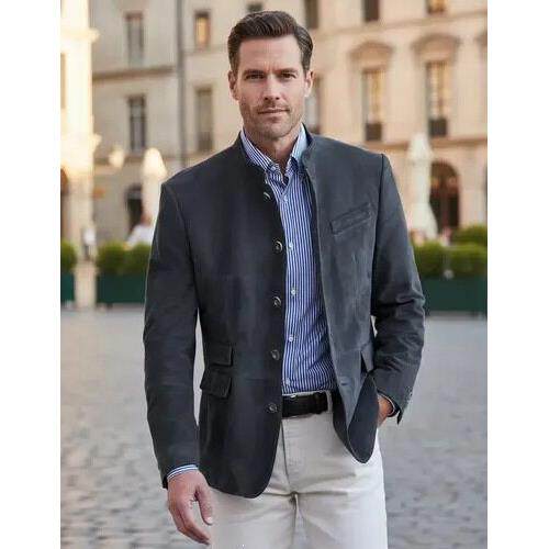 K 60252 Men Casual Blazer Fashion Slim Fit西装外套