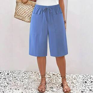 Women's Birmingham Casual Minimalist Loose Shorts, Bottom,