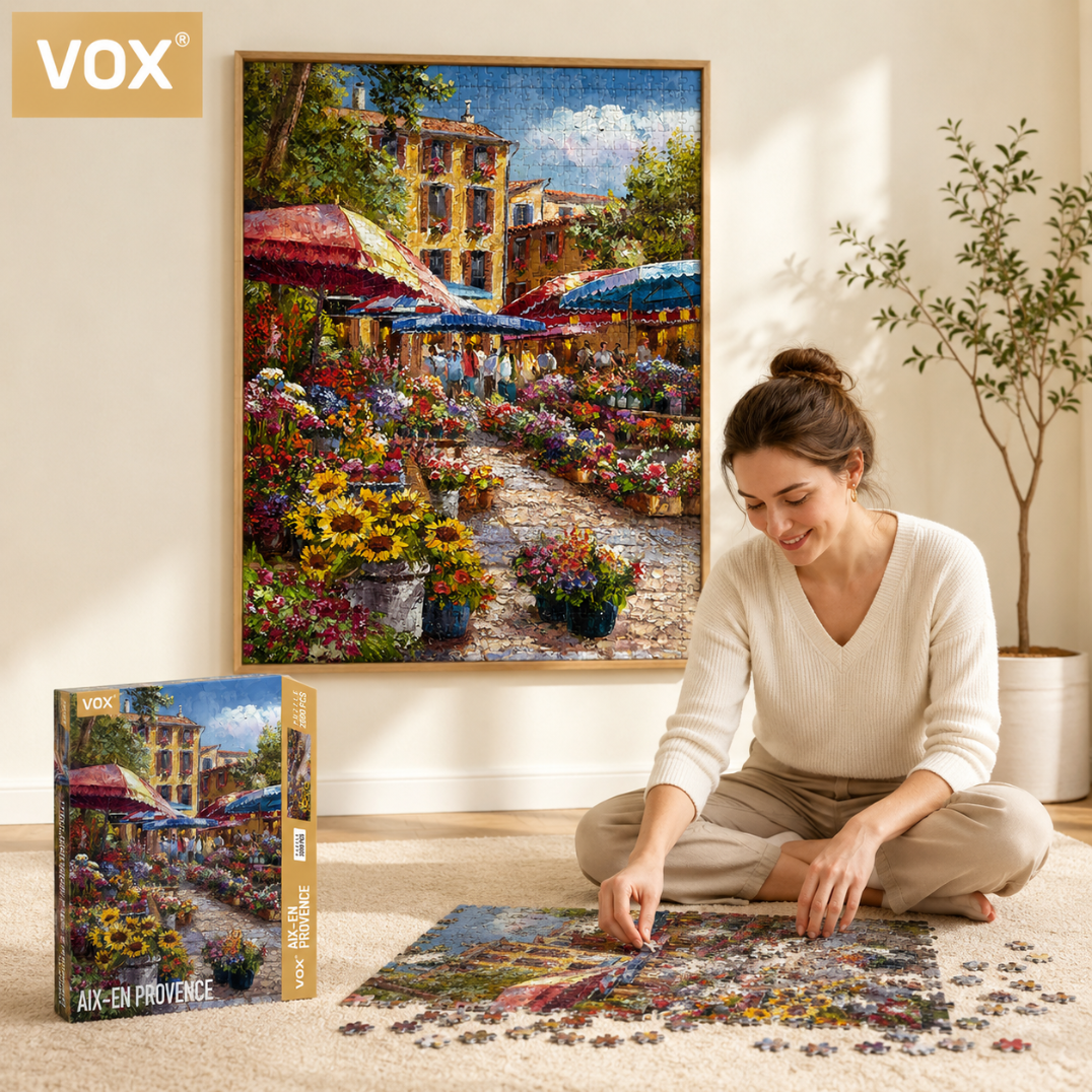 VOX成人拼图玩具2000片普罗旺斯艾克斯 VE2000-15
