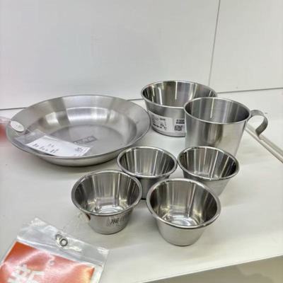 IKEA宜家 格里绨德 系列 碗 盘 杯子 蘸料碗不锈钢咖啡杯户外