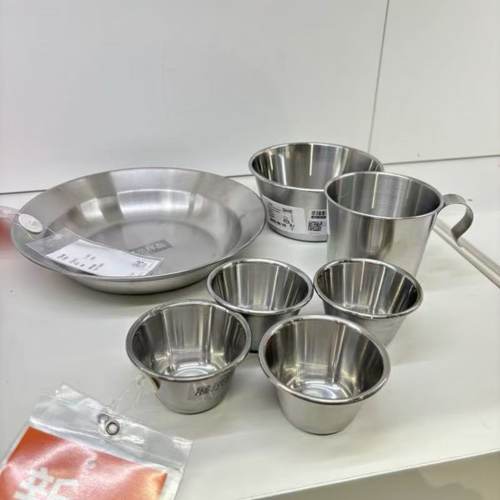 IKEA宜家 格里绨德 系列 碗 盘 杯子 蘸料碗不锈钢咖啡杯户外