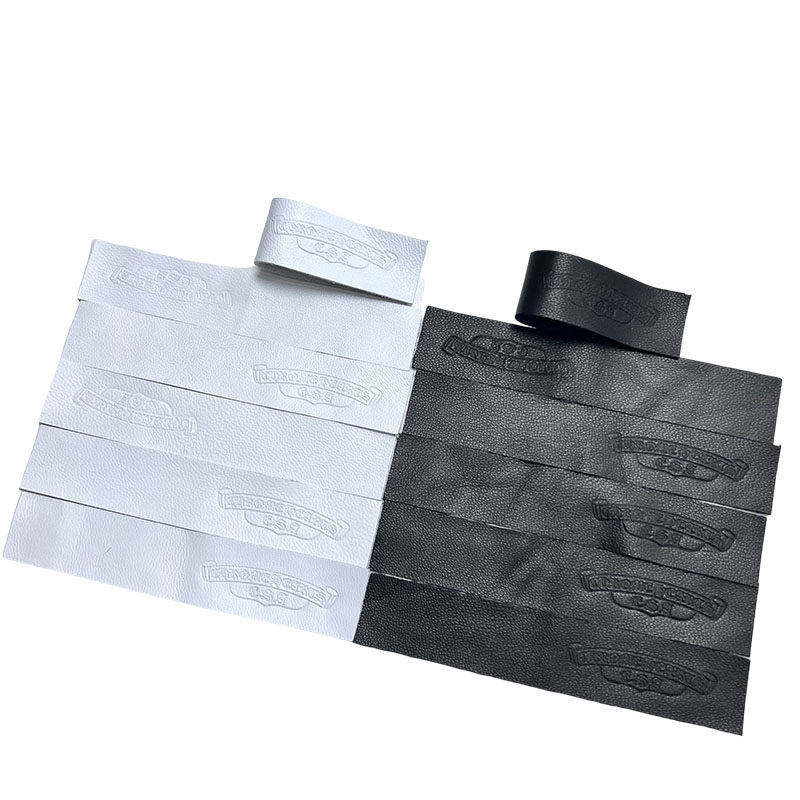 黑白克罗服装领口标真皮现货头层牛皮羊皮主唛皮标logo真皮唛头,纺织面料/辅料/配套,皮标/皮牌,淘宝优惠券,粉丝福利购,淘宝优惠卷