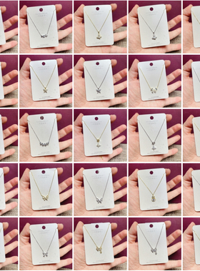 闪亮银饰S925银镀金项链女时尚百搭气质优雅 134#