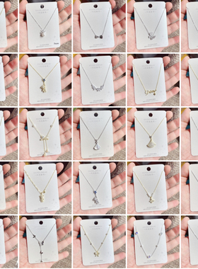 闪亮银饰通体S925纯银珍珠简约时尚锁骨项链女百搭气质潮 47#