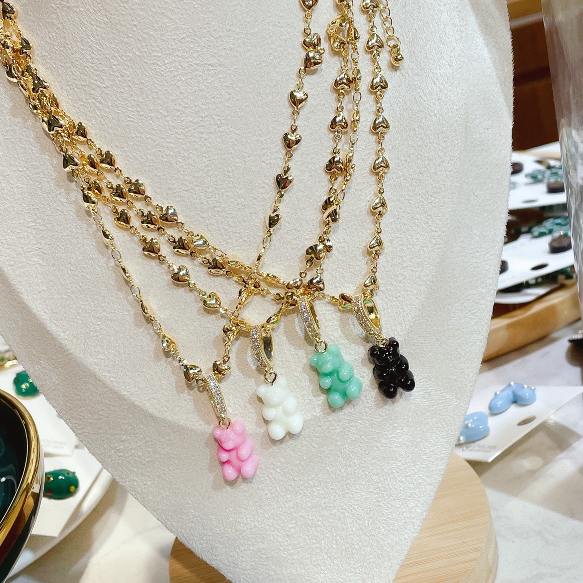 东大门宋妍霏同款树脂软糖项链