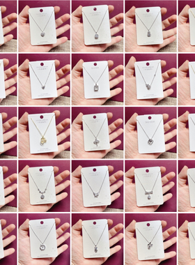 闪亮银饰通体S925纯银项链女时尚百搭气质优雅潮 128#