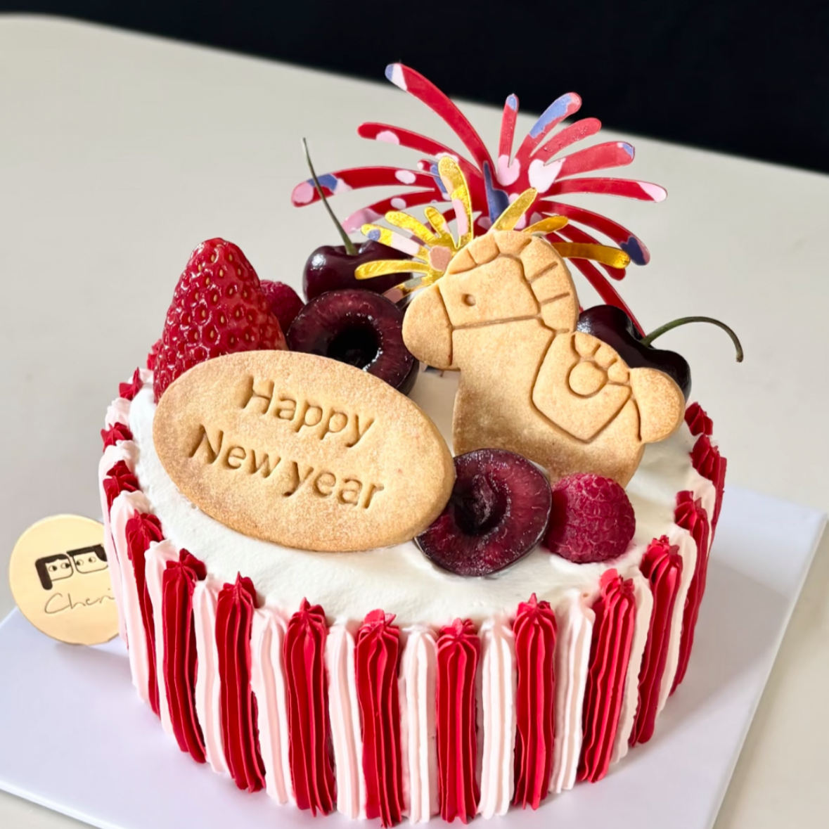 2026可爱小马年蛋糕装饰甜品新年曲奇饼干创意装饰小红书定制同款