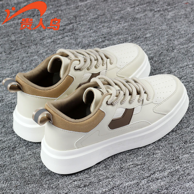 贵人鸟男鞋软底春夏新款低帮休闲鞋潮流防滑皮面运动跑步鞋时尚潮,运动鞋new,板鞋,淘宝优惠券,粉丝福利购,淘宝优惠卷