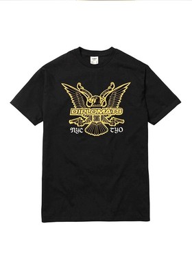 SWGTKO SWAGGER X DIPSET DIPLOMATS TEE 紫色日潮休闲男女短袖