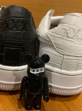 GODSelection XXX联名STARWALK黑色鳄鱼白色鳄鱼压纹潮流 仅展示