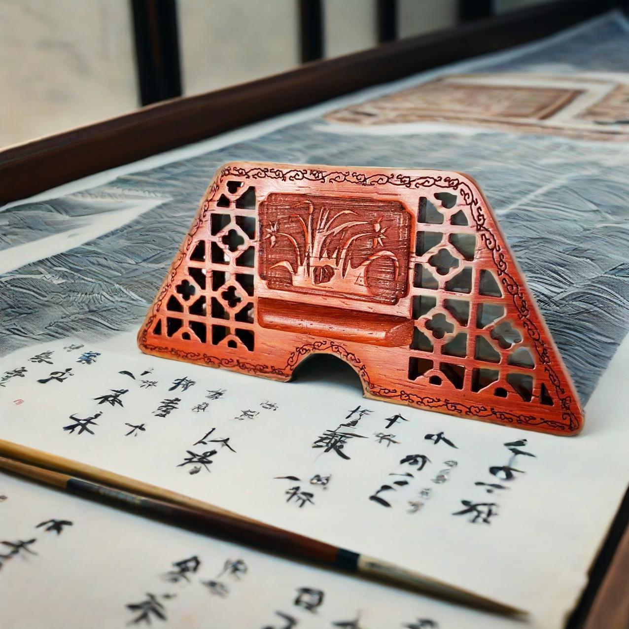 半高红木护琴码新款二胡专业护琴码弱音码不塌皮