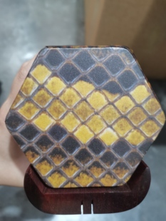 仿生皮紫檀二胡琴筒 扁孔 科技皮筒子 不塌皮不开裂 二胡配件