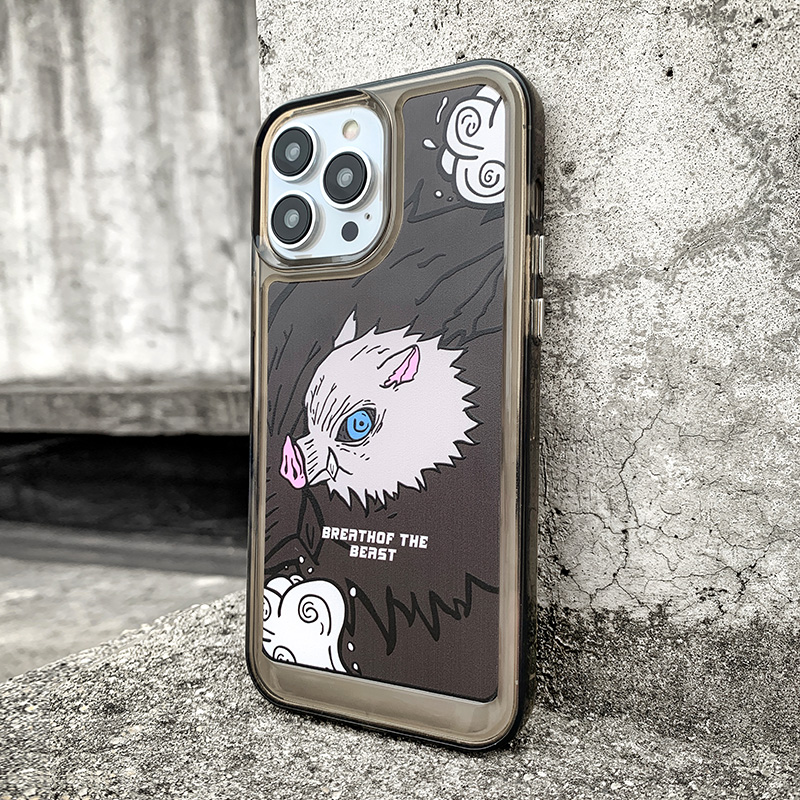 鬼灭之刃手机壳苹果14太空壳动漫