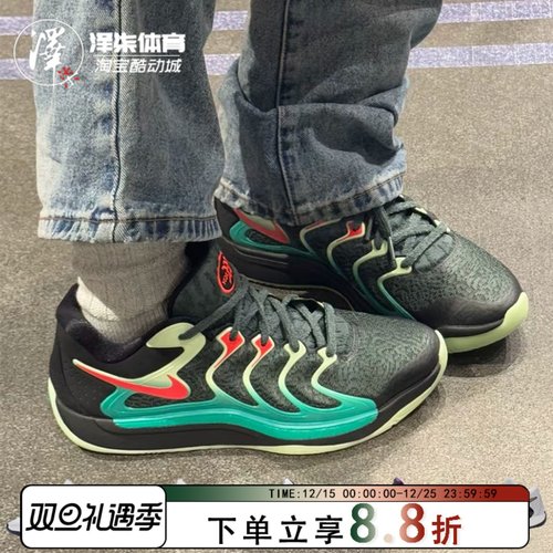 NIKE男子低帮白橙篮球鞋