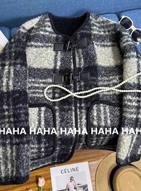 羊羔毛常规复古加厚外套