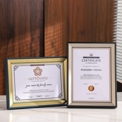 A4证书相框摆台荣誉证书展示框架