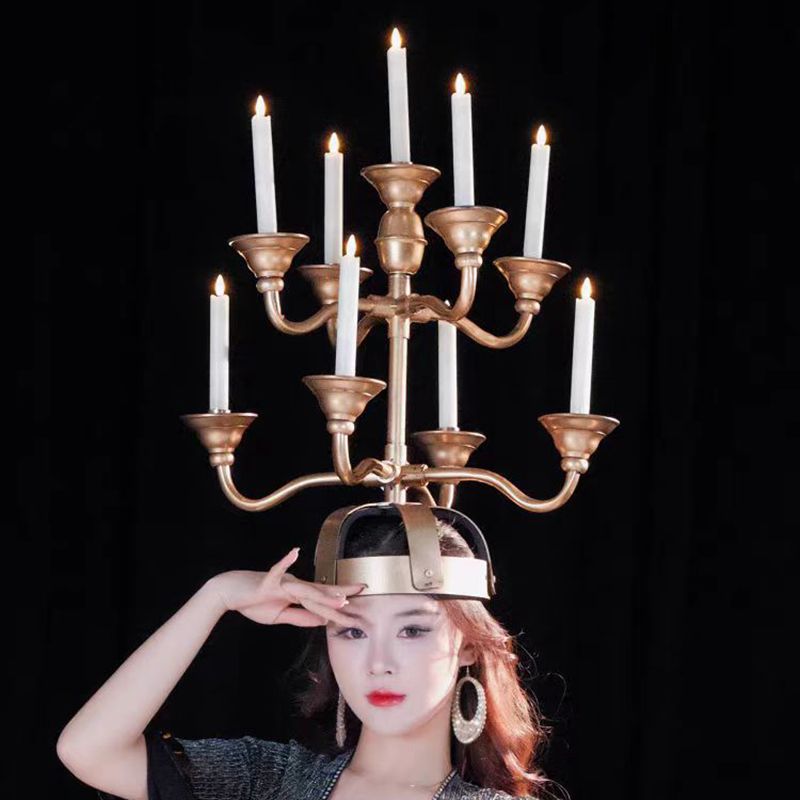 肚皮舞烛台东方舞台表演出道具