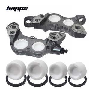 M810 自行车刹车夹器卡钳陶瓷活塞 M640 适用shimano M820 4活塞