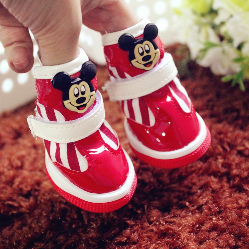 宠物鞋子MLT狗狗鞋子泰迪比熊雪纳瑞鞋包贵宾子春秋冬季邮不掉