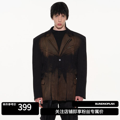 BLINDNOPLAN重工立体西装外套