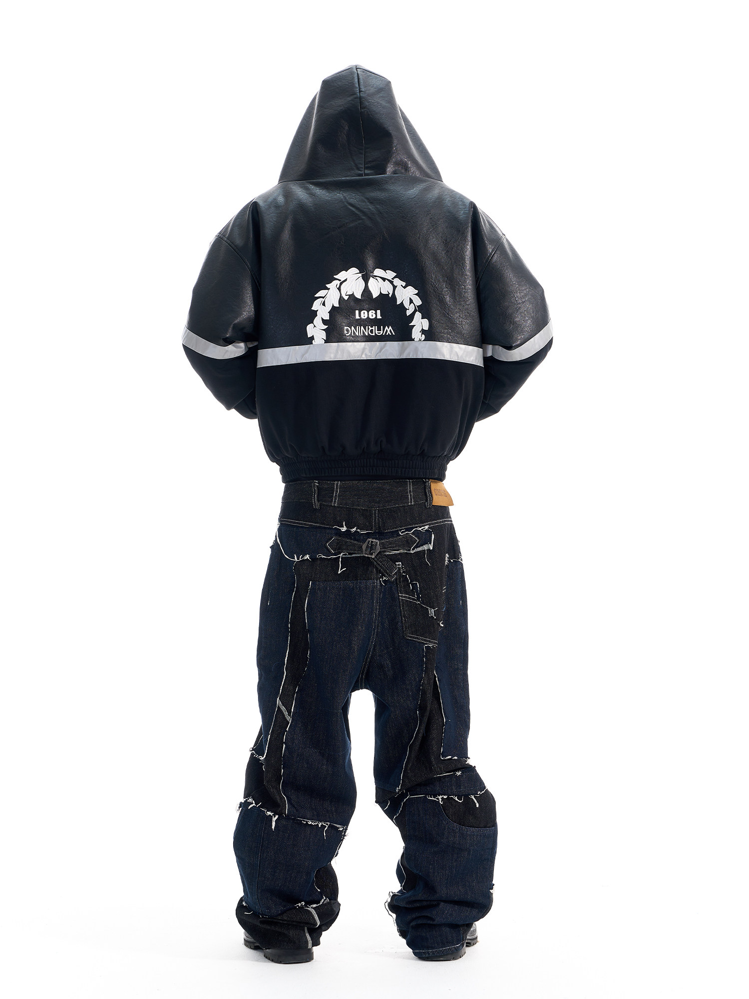 BLINDNOPLAN] Raw Edge Patchwork Remake Jeans | OLDLAUNDRY