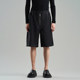 短裤 素黑色宽松直筒西装 立体肌理感铆钉元 BLINDNOPLAN