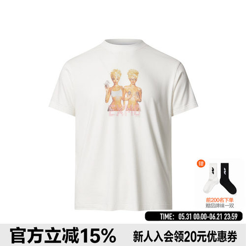 Exitmode复古印花短袖T恤
