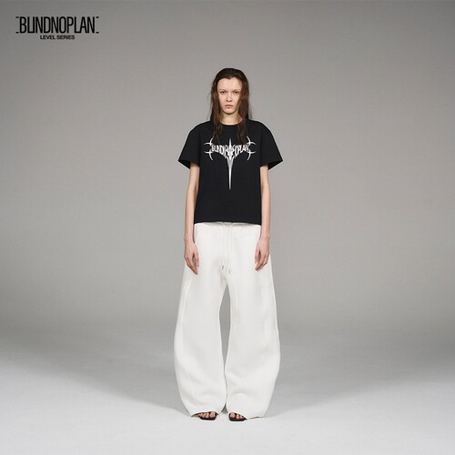 BLINDNOPLAN 25SS 高端系列印花短袖T恤2025新款圆领打底宽松纯棉