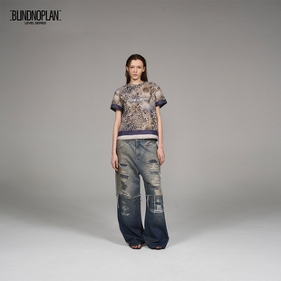 短袖 高端系列豹纹印花视觉T恤2025新款 T恤 25SS BLINDNOPLAN