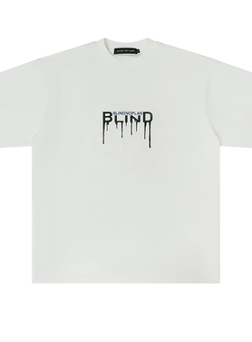BLINDNOPLAN 24SS 三色凉感冰皮“黑科技”拉浆印花短袖T恤丝网印