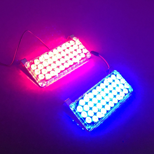 汽车爆闪led灯货车校车拖车12V24V警示灯强光开道灯治安岗亭救援