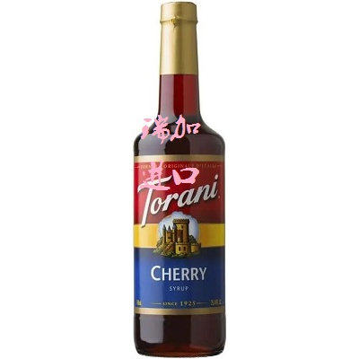 新品包邮加拿大Torani咖啡饮品烘焙多用途调味糖浆750ML樱桃味