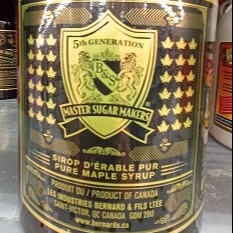 新品包邮加拿大特产BERNARDS纯枫树枫叶糖浆非转基因946ml 玻璃瓶