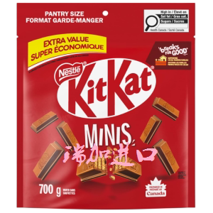 新品包邮加拿大KITKAT Minis雀巢奇巧迷你威化巧丝滑克力棒700克