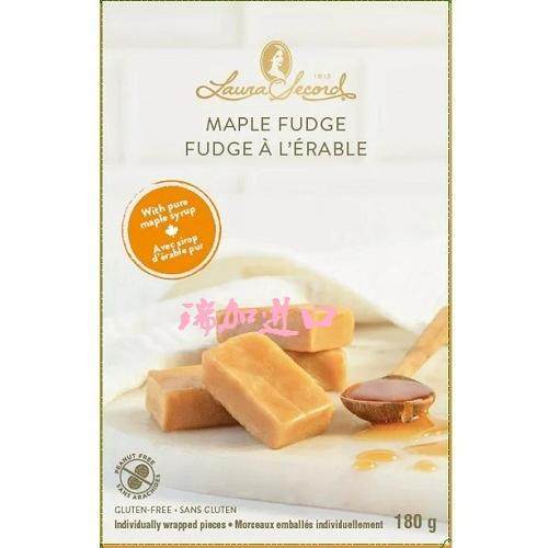 包邮加拿大Laura Secord Maple Fudge枫糖法奇软糖180gx2盒多口味