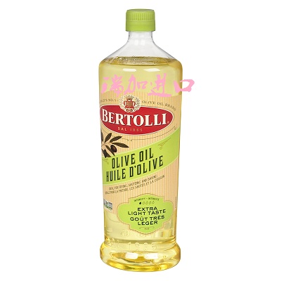 新品包邮加拿大贝多力Bertolli Extra Light特轻淡橄榄油1L可高温