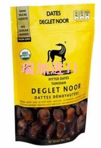 包加拿大邮 Deglet noor 德丽莎土产有-JI无核突尼斯椰枣794g无糖