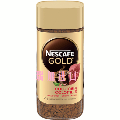 包邮加拿大Nescafe Gold雀巢金牌原味哥伦比亚速溶咖啡95g多口味