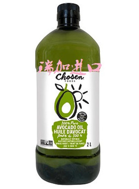 包邮加拿大CHOSEN FOOD牛油果/鳄梨油2L孕妇宝老人燃点高零胆固醇