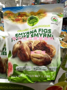 特价包邮加拿大Happy village整颗无糖无花果干1.13kg