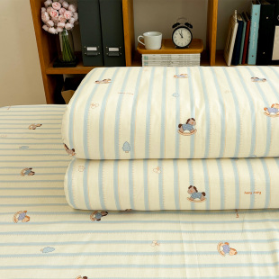 小木马简约全棉单人被套学生宿舍150×200×230纯棉双人被罩定制