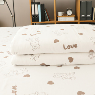 love小兔被套单件纯棉150x200学生宿舍单人200x230双人被罩100%棉