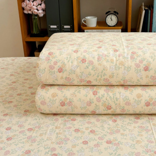 花季 纯棉加厚被套100全棉单件150X200X230单双人学生宿舍斜纹被罩