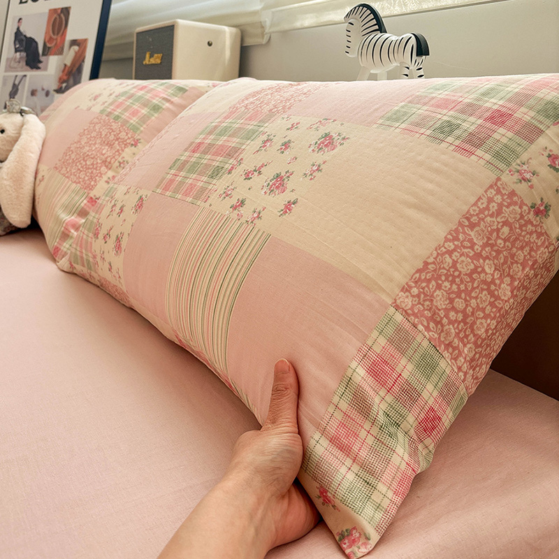 唐朝一只鱼双层纱百福枕套