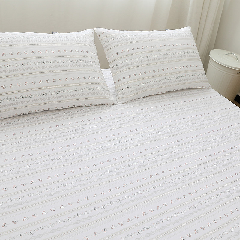 咖色樱桃花纯棉枕套一对装家用全棉单人枕头套加大款枕芯内胆套,床上用品,枕套,淘宝优惠券,粉丝福利购,淘宝优惠卷