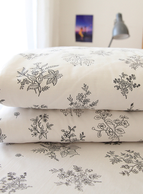 爱语单被套单件纯棉100全棉200x230单双人床单被罩180x200cm被单