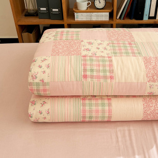 A类双层纱百福纯棉被套单件温柔田园150x200x230公寓宿舍全棉被罩